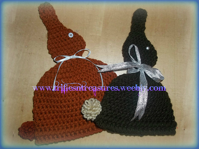 Chocolate Bunny Hat