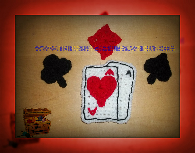 Card Suits Applique Pack