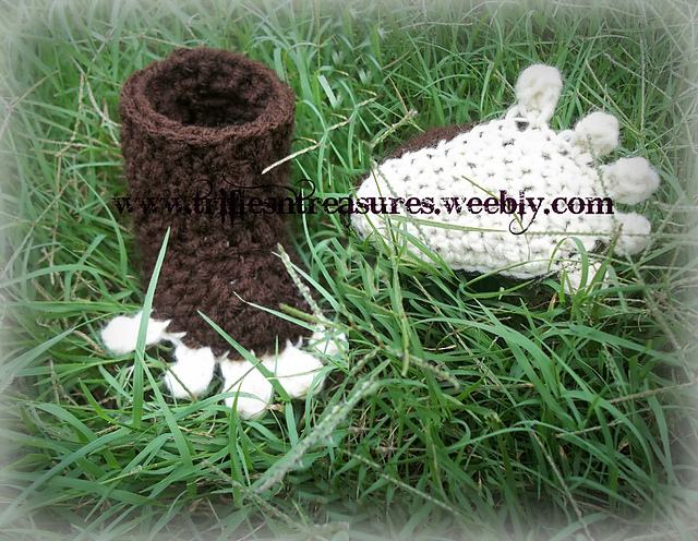 Monkey Feet Baby Booties