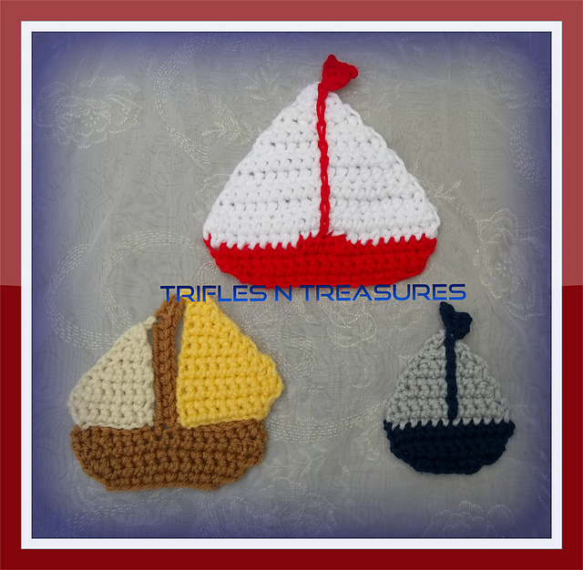 Sail Away Applique Set