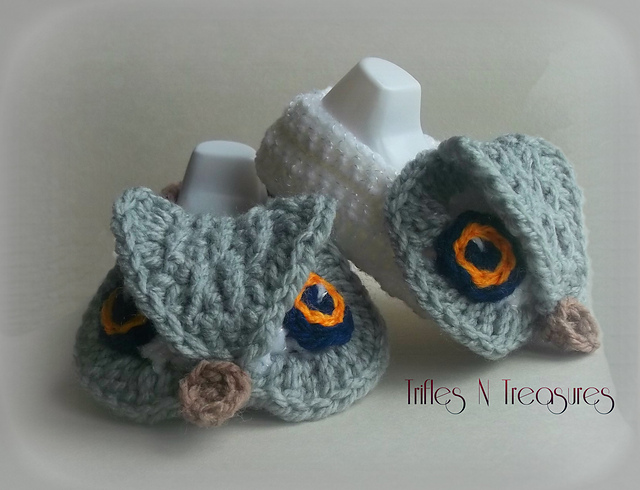 Majestic Owl Booties