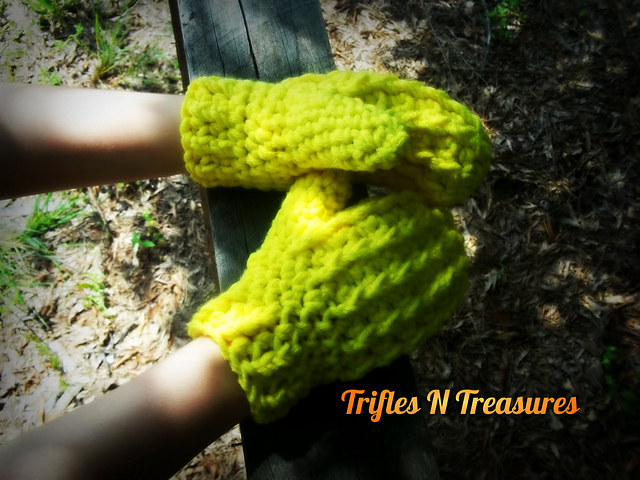 Kids Ridged Mittens