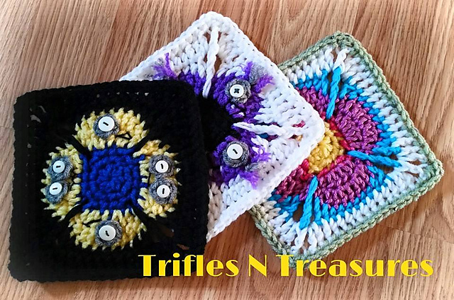 Minimen 6" Afghan Square