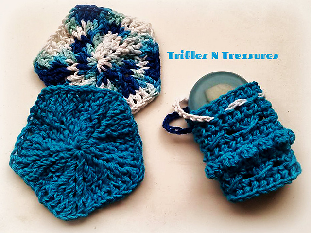 Textured Scrubbies & Soap Saver