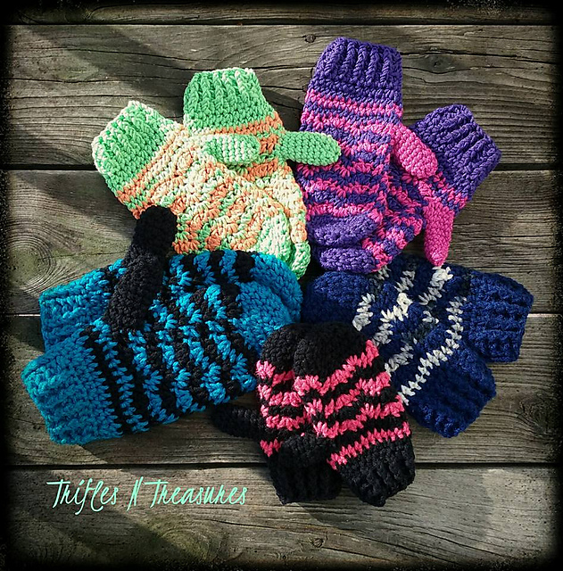 Warm Waves Mittens