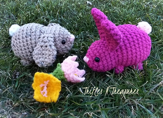 Spring Bunnies & Tulips