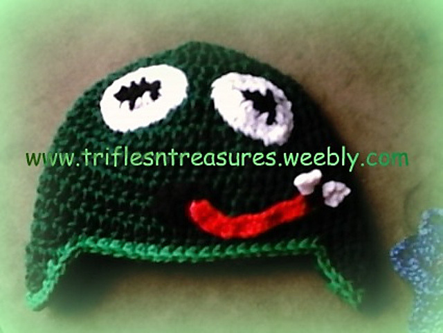 Froggy Beanie/Earflap Hat