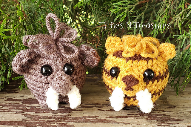 Little Chonks-Woolly Mammoth and Sabertooth Tiger