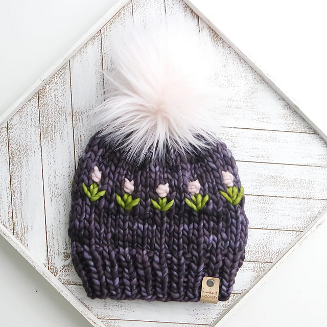 Tiptoe Tulips Beanie