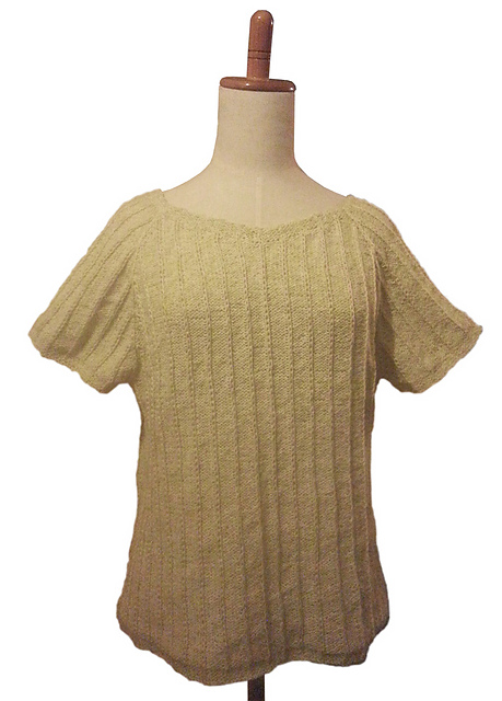 Bluse med striber