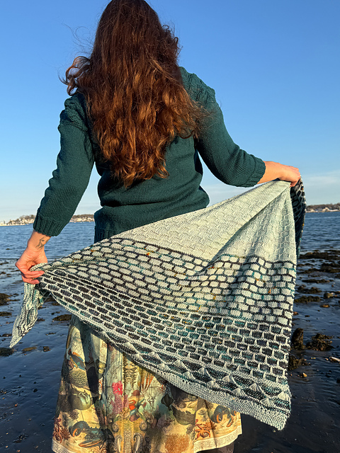 Ocean's Edge Shawl