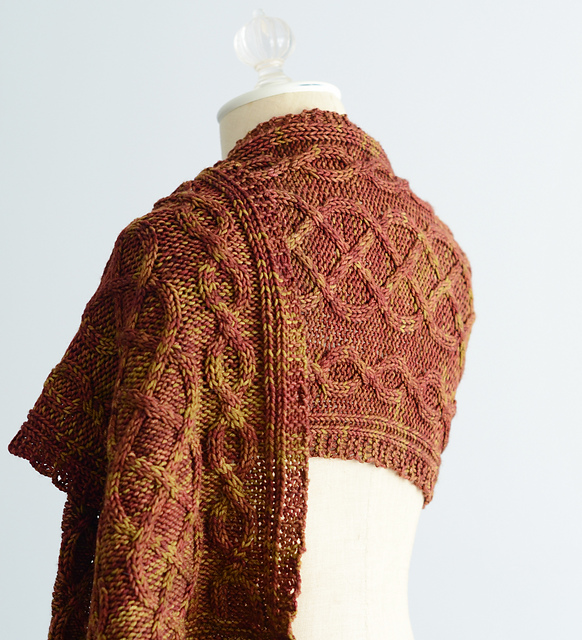 Nimue Cabled Wrap