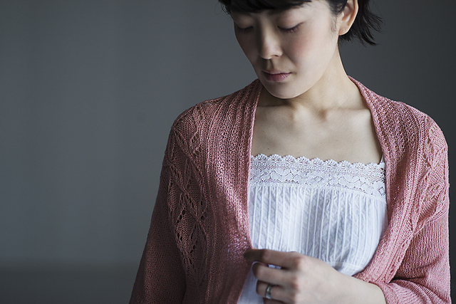ハンドニット　Bird by amirisu　リネンカーディガン Ravelry: Bird pattern by amirisu magazine