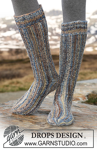 115-22 Socks in garter st