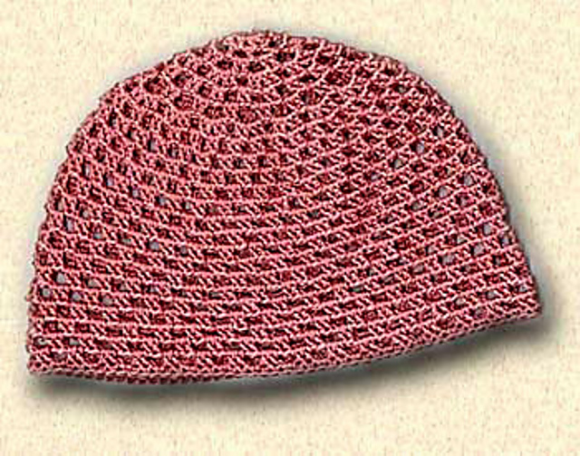 0-89 Crochet hat in Cotton Viscose