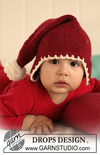 0-720 Christmas hat with pompom