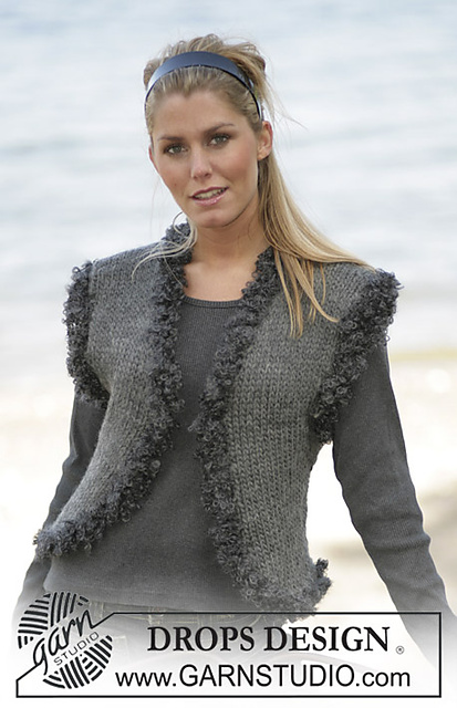 97-7 Sleeveless cardigan
