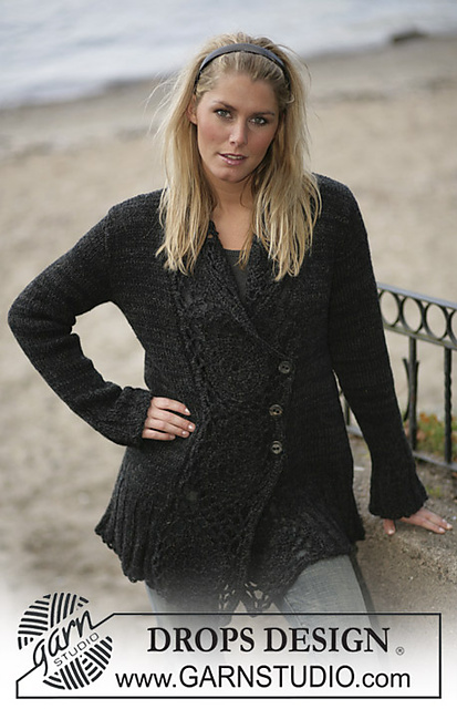 96-11 Jacket with crochet borders