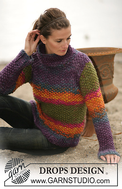 96-17 Jumper in moss stitch