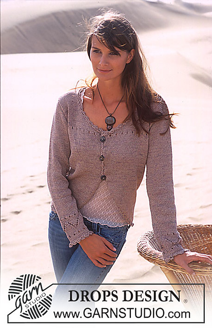 94-27 Jacket with crochet borders