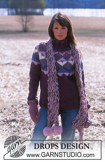 91-1 a - Purple Horizon Sweater