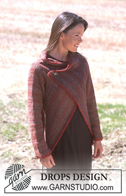 91-6 Jacket with crochet edges