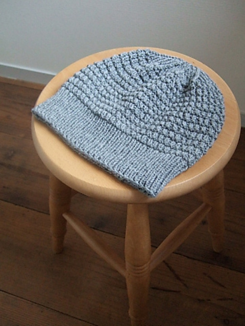 No.11　textured-cap（作品11_地模様のキャップ）
