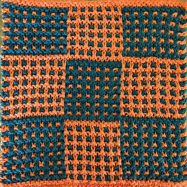 Nine Patch Dishcloth