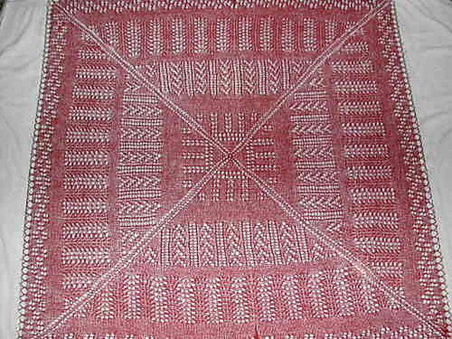 Kerry Blue Square Shawl