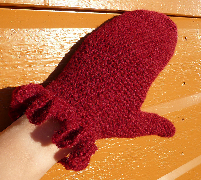Autumn Crochet Mittens