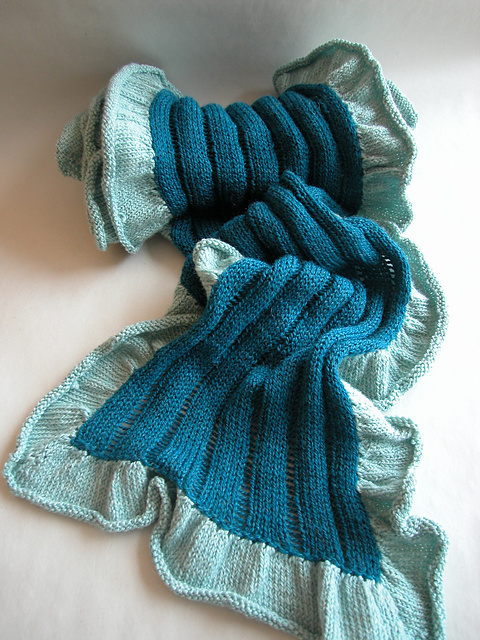 ruffled scarf