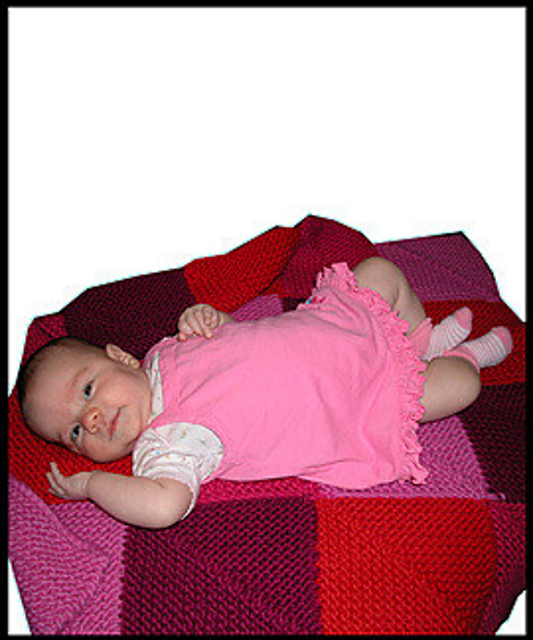 patchwork baby blanket