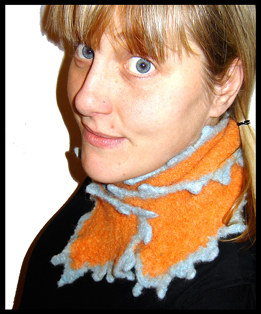 soft felt scarf