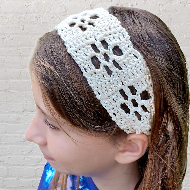 Filet Flower Headband