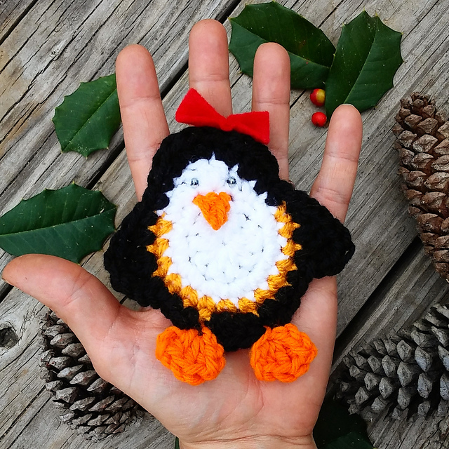 small penguin applique