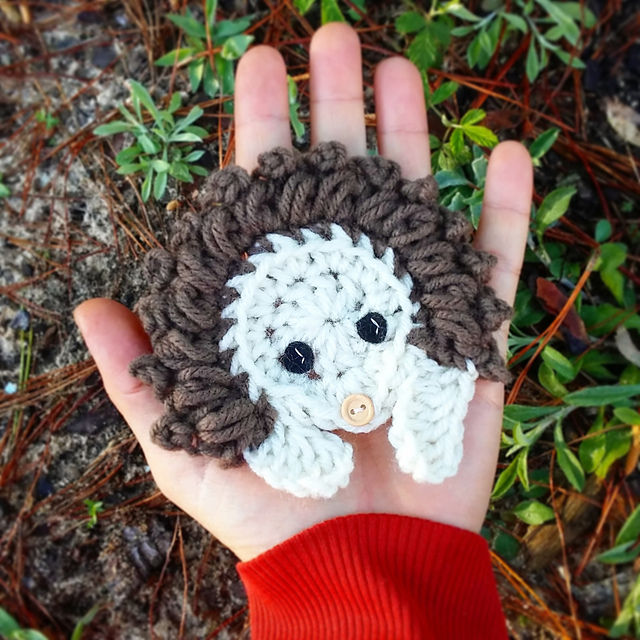 hedgehog "Spike" applique