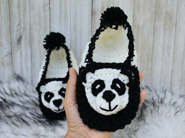 Panda Bear Child's Slippers
