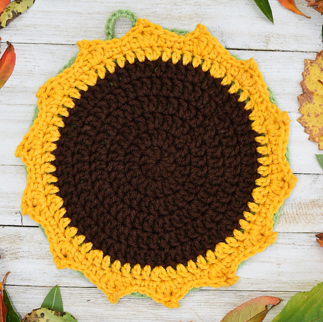 Torreya Sunflower Potholder