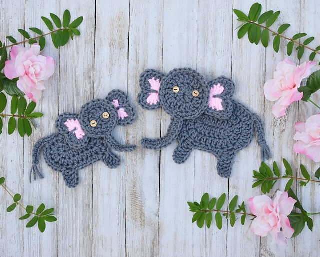 Mommy & Me Elephant Applique