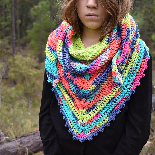 Triangle Stripes Scarf