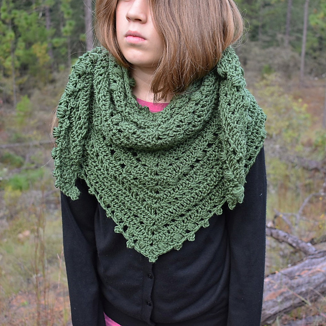 Torreya Triangle Shawl
