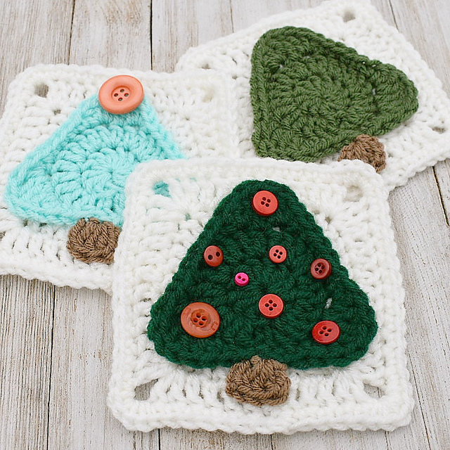 Fine Pine Granny Square