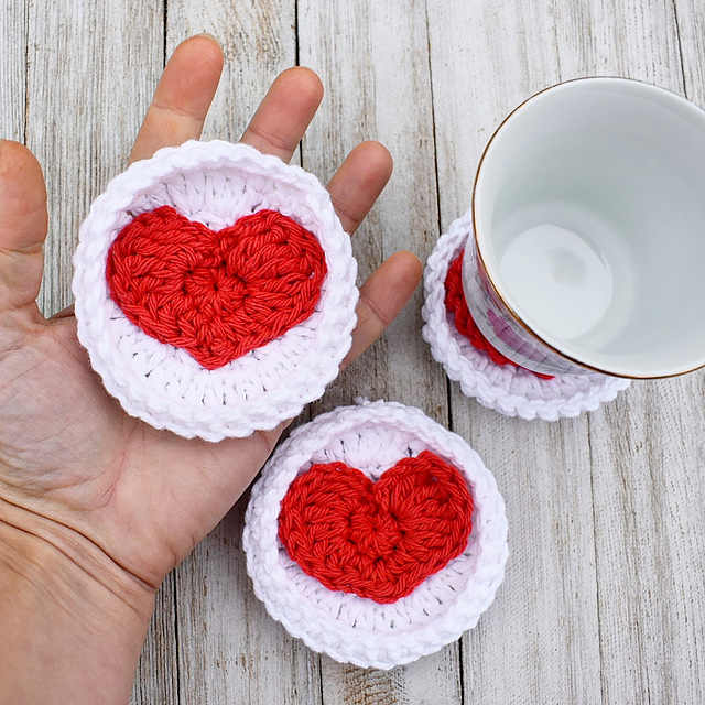 Heart Coasters