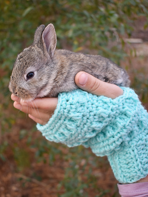 Mossy Tines Fingerless Gloves