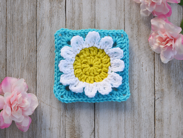Daisy Flower Granny Square