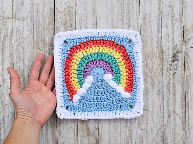 Rainbow Granny Square