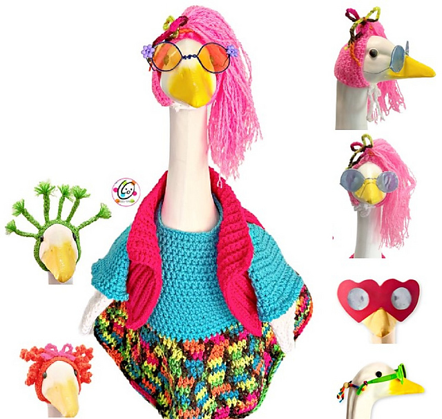 Wigged Out Wilma Big Goose Set