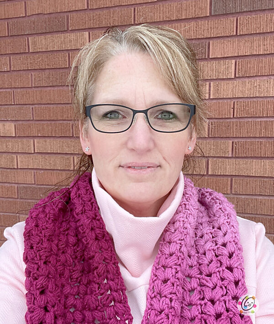 Puffy Heart Scarf