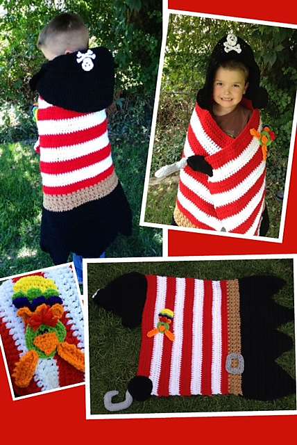 Pirate Khyler's Hooded Blanket