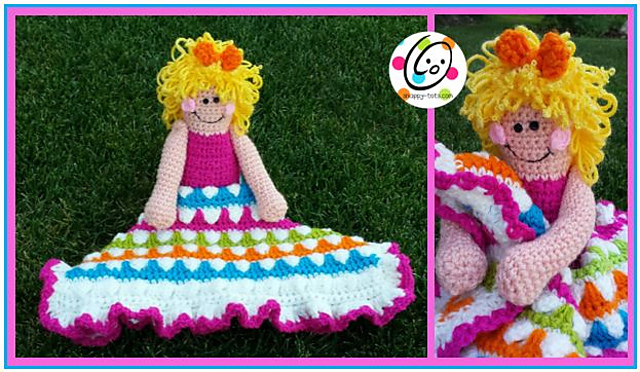 Miss Snappy Lovey Blanket
